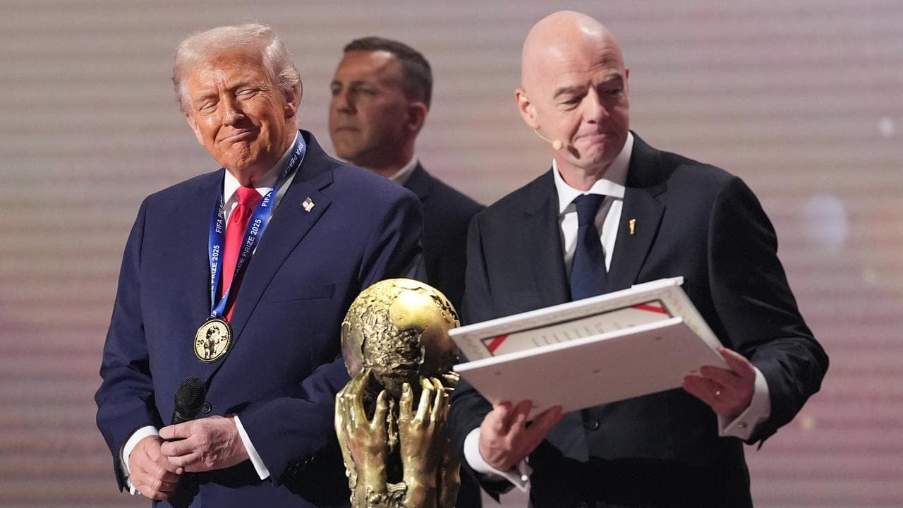Trump and Infantino 