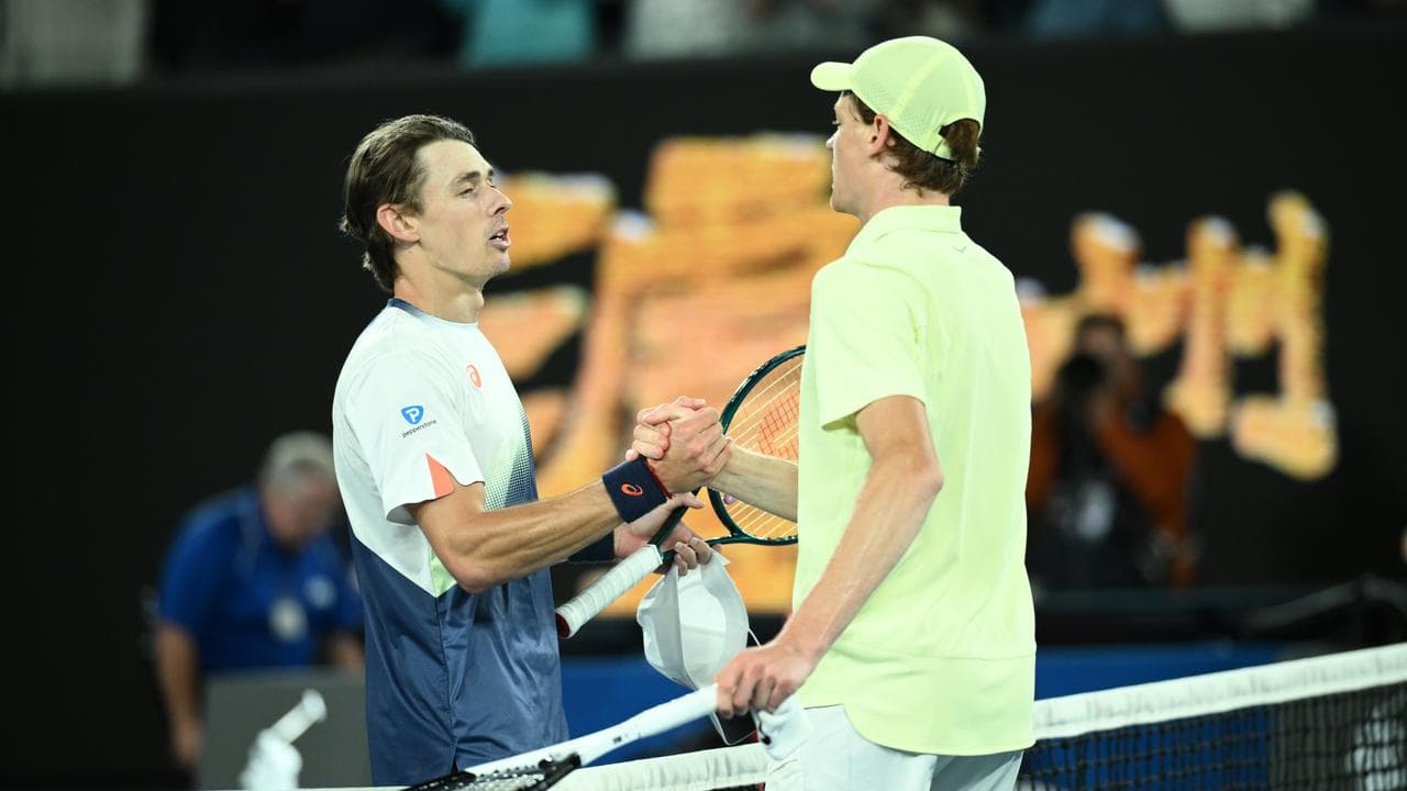 Alex de Minaur couldn't stop Jannik Sinner