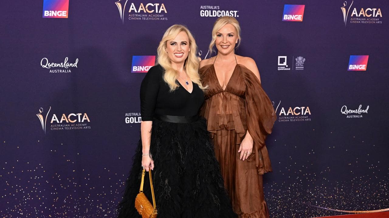 Rebel Wilson (left) and her partner Ramona Agruma (file)