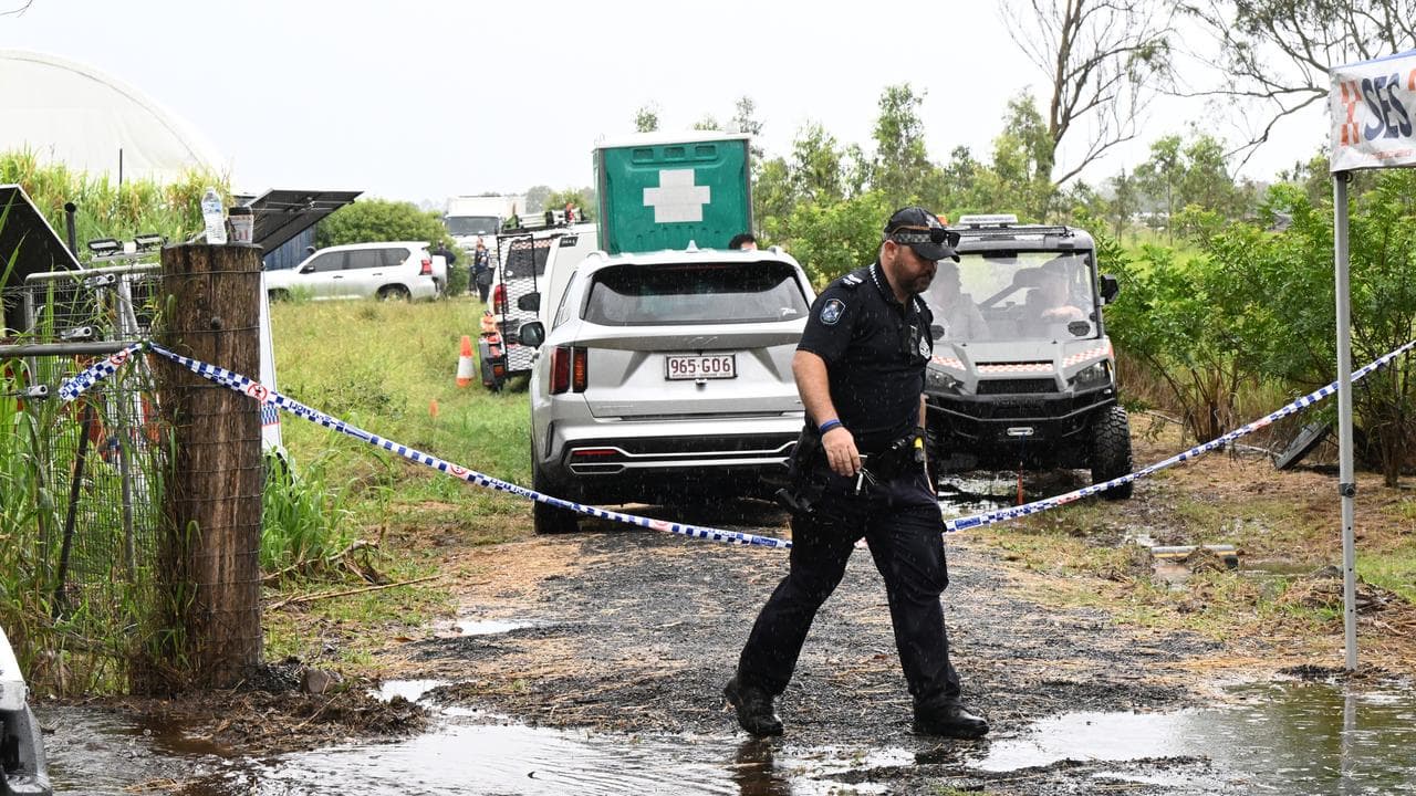 Police at the fatal injury scene (file)