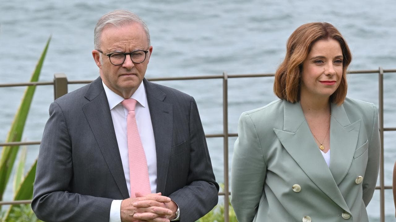 Anthony Albanese and Anika Wells