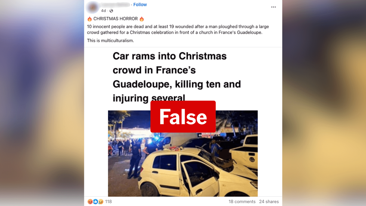 A screenshot of a Facebook post.