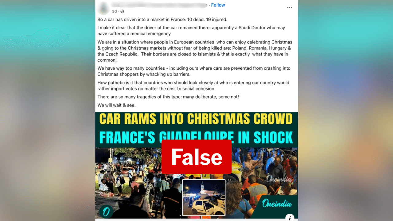 A screenshot of a Facebook post.