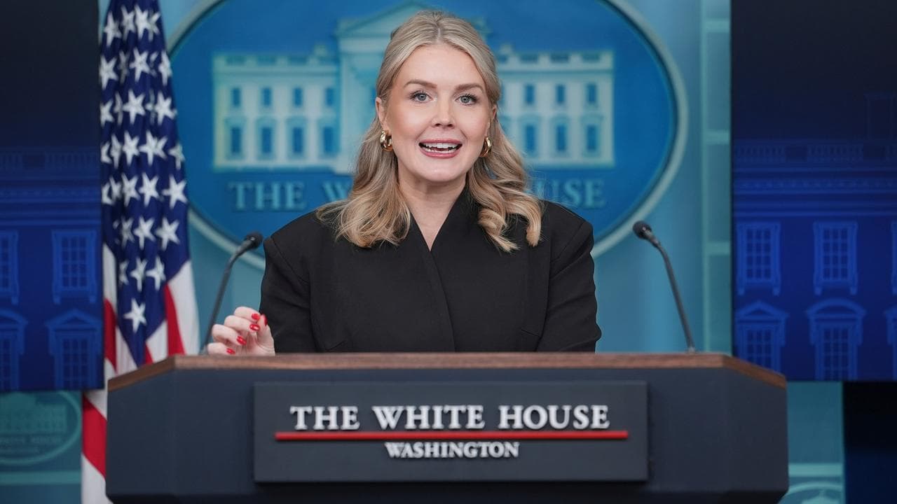 White House press secretary Karoline Leavitt
