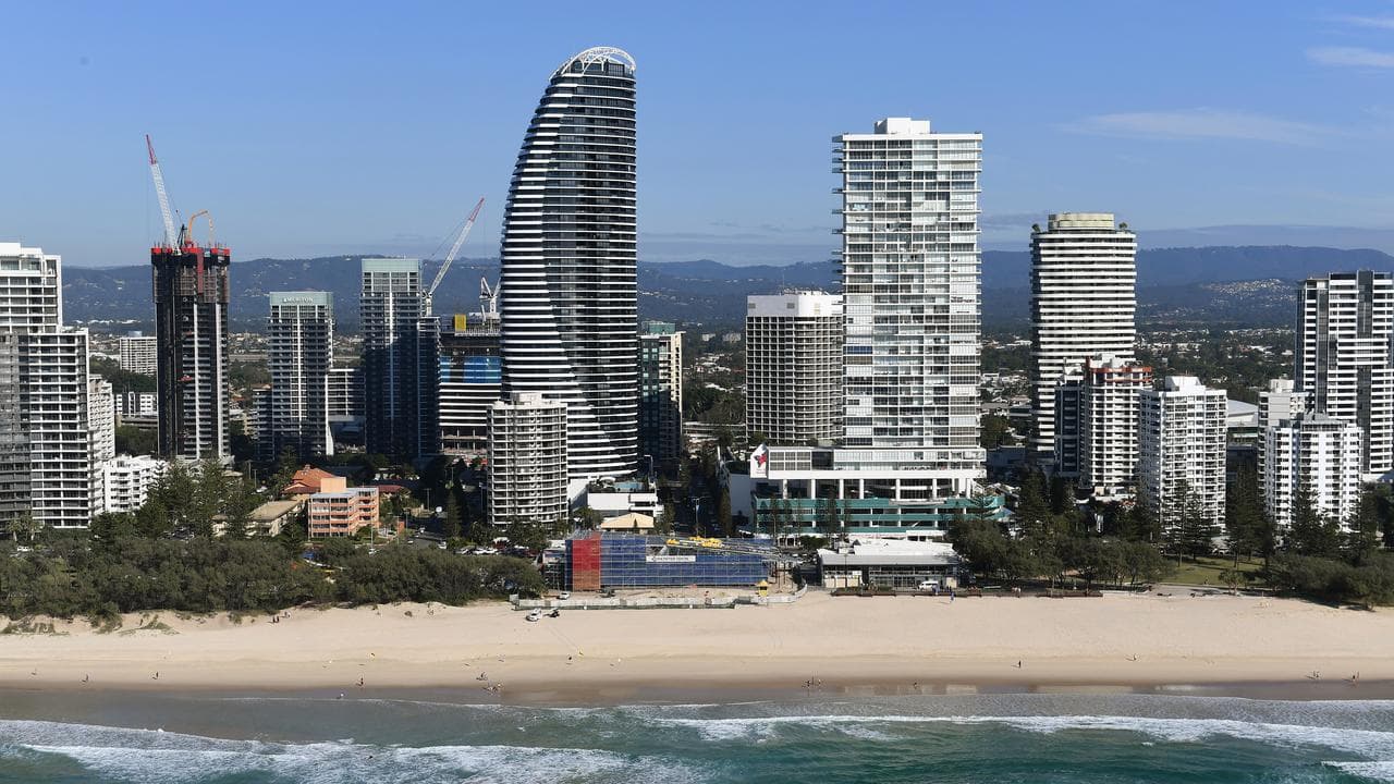 Apartments at Broadbeach on the Gold Coast.