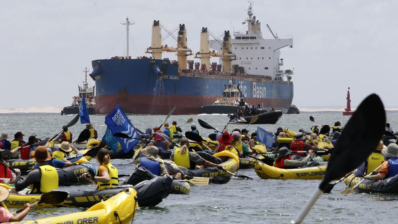 Rising Tide protest blockade