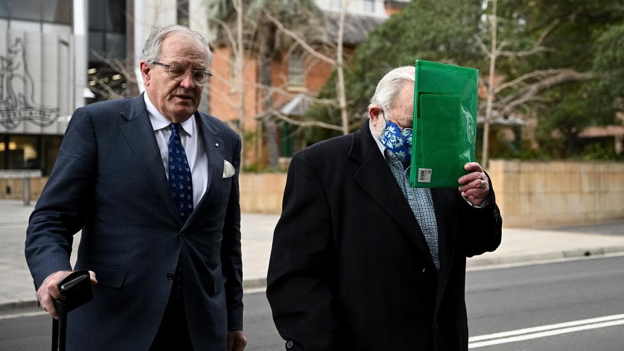 Greg Walsh and Cyril Hughes (file)