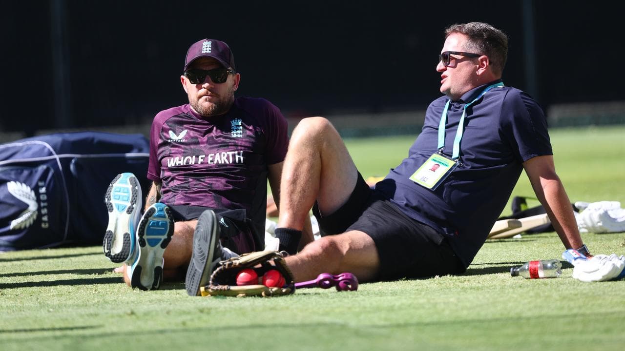 Coach Brendon McCullum and selector Rob Key