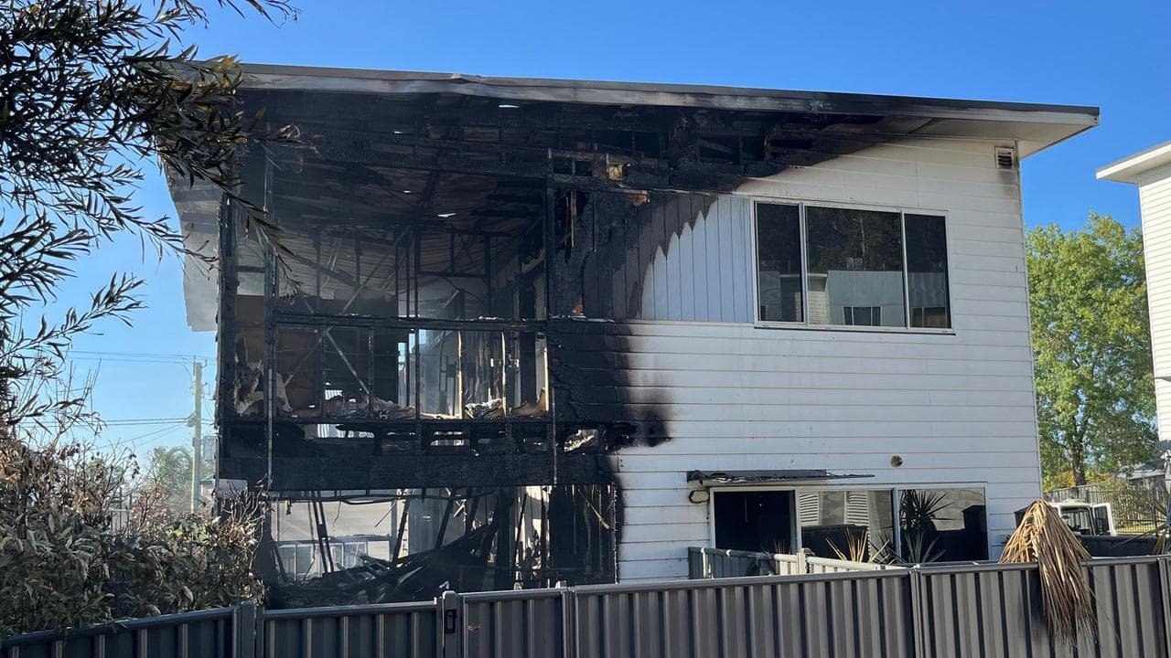 Teralba fire scene (file)