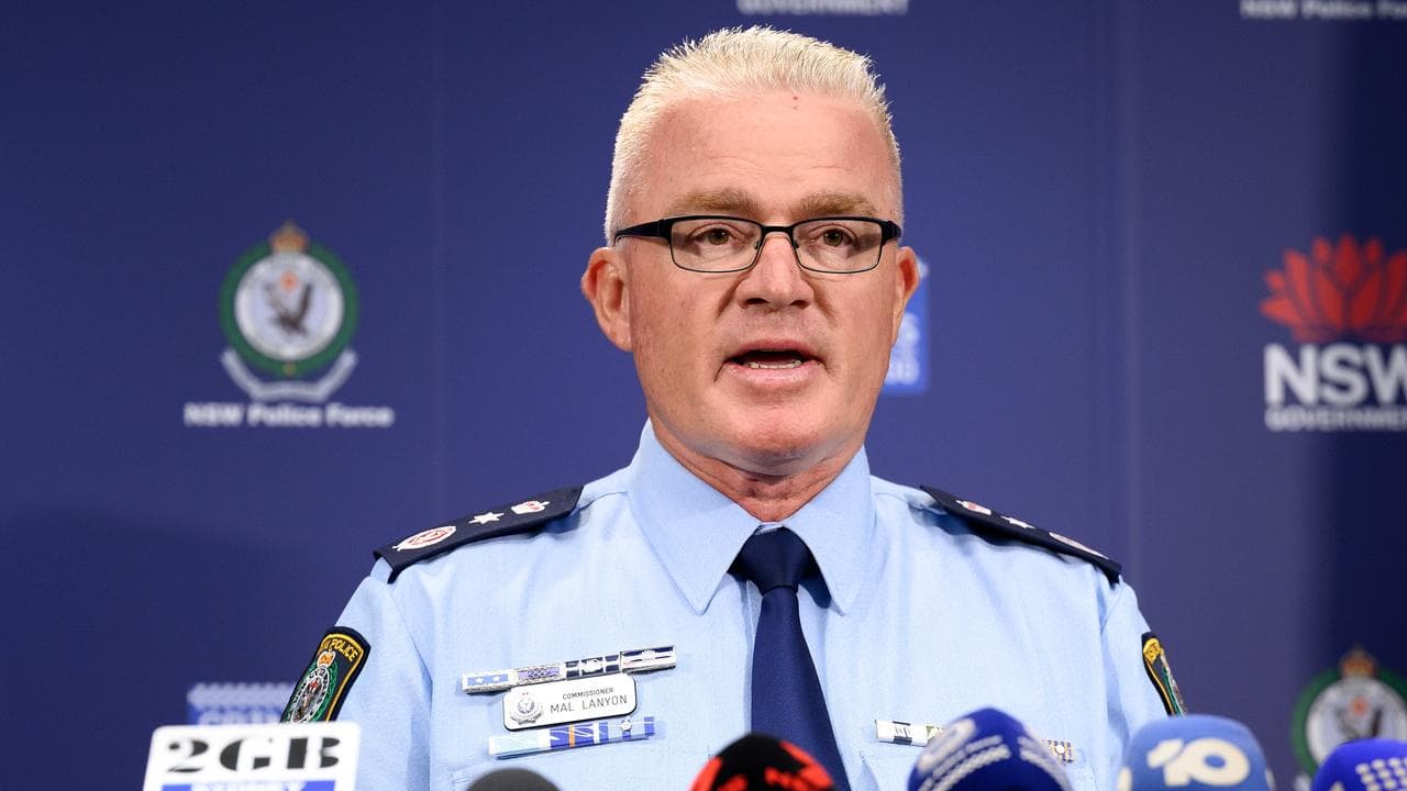 NSW Police commissioner Malcolm Lanyon