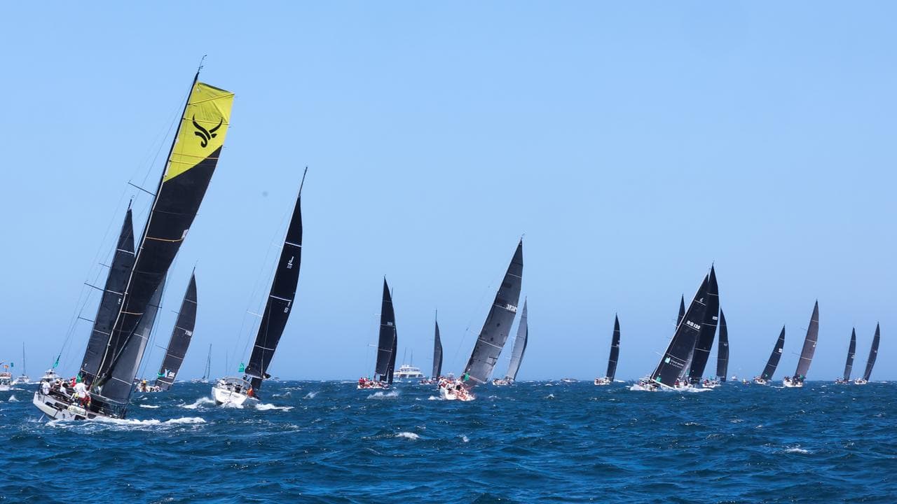 The Sydney to Hobart start.