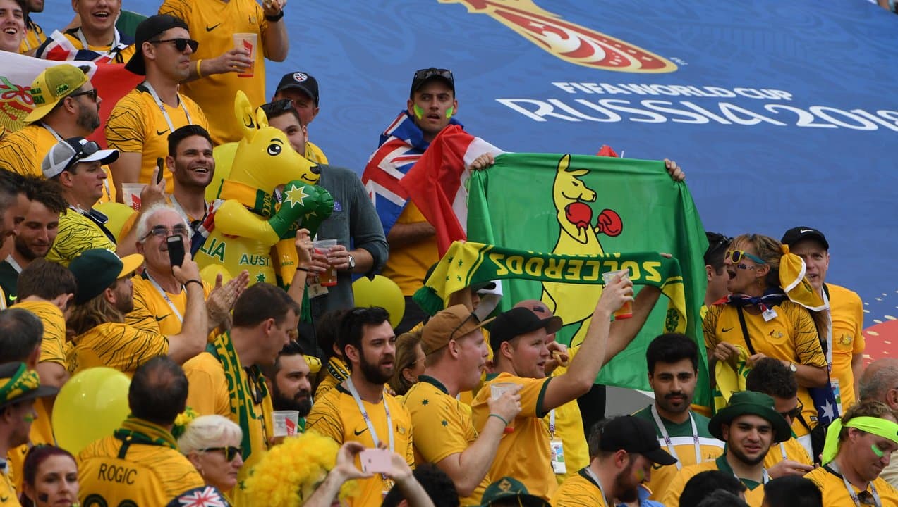 Socceroos fans.