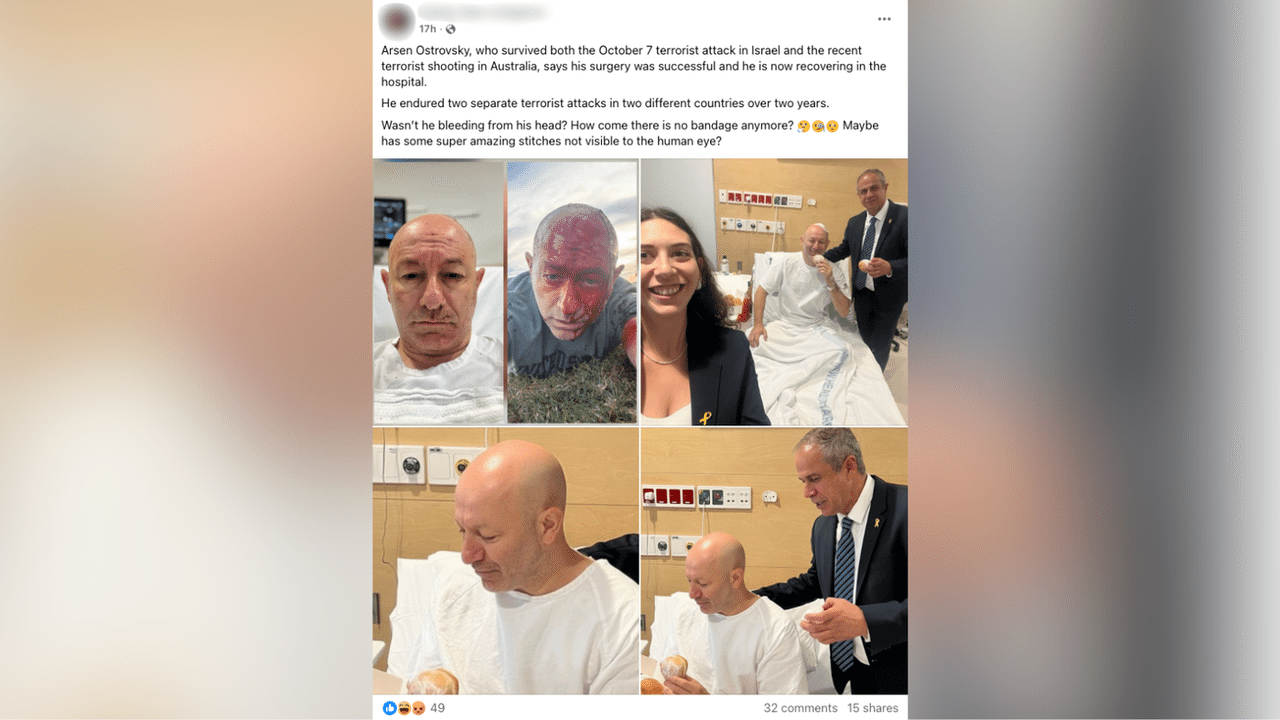 A screenshot of a Facebook post.