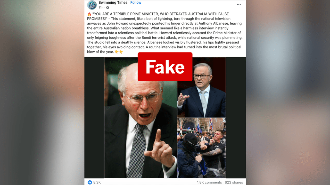 A screenshot of a Facebook post.