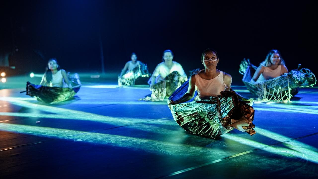 Jannawi Dance Clan perform at Carriageworks in Sydney