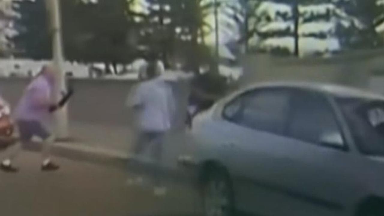 Boris and Sofia Gurman confront one of the shooters