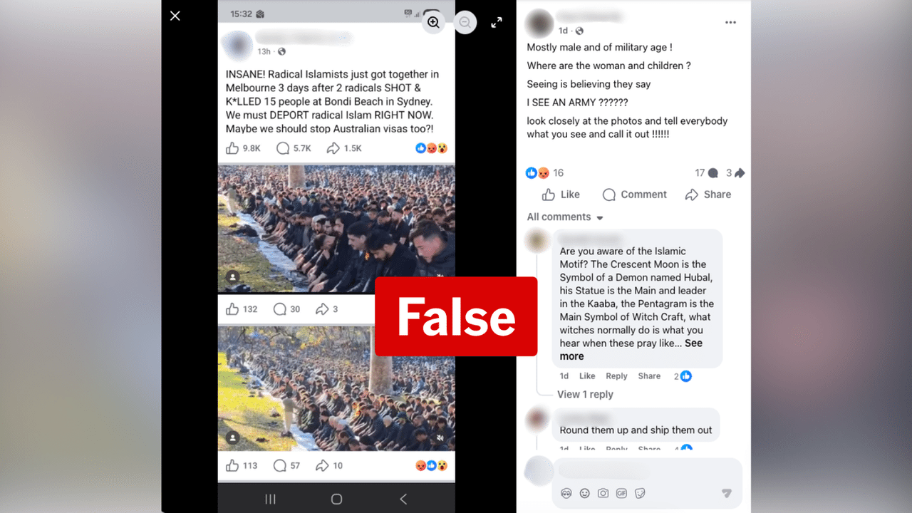 A screenshot of a Facebook post.