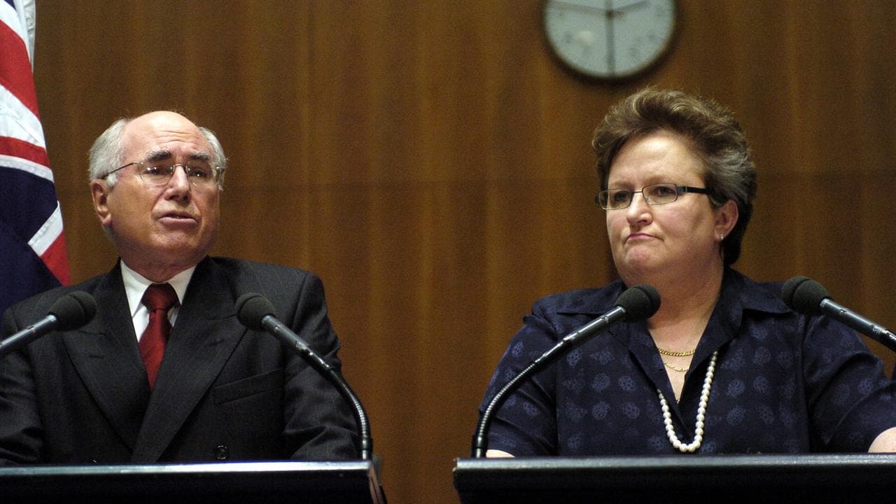 John Howard and Immigration Minister Amanda Vanstone