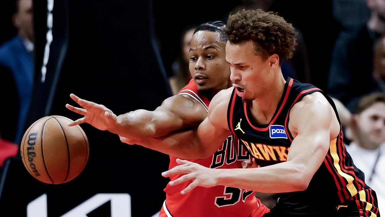 (L-R) Isaac Okoro (L) and Dyson Daniels.