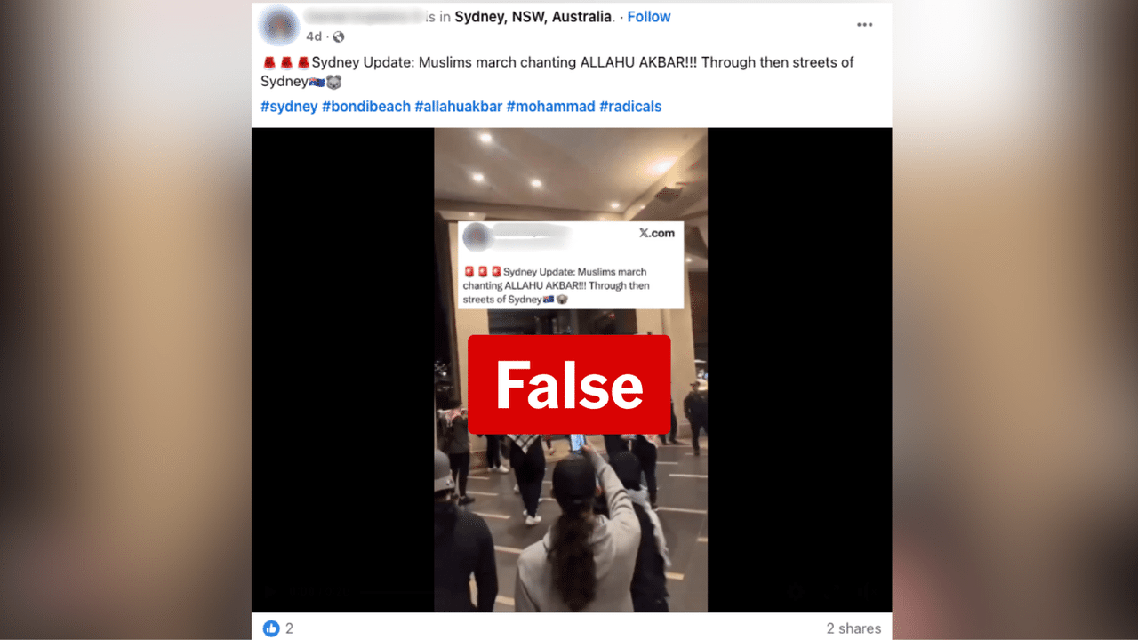 A screenshot of a Facebook post.