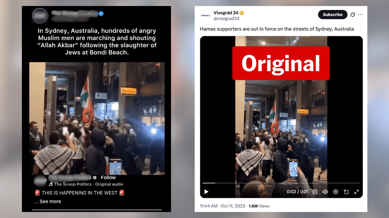 A screenshot of two X posts