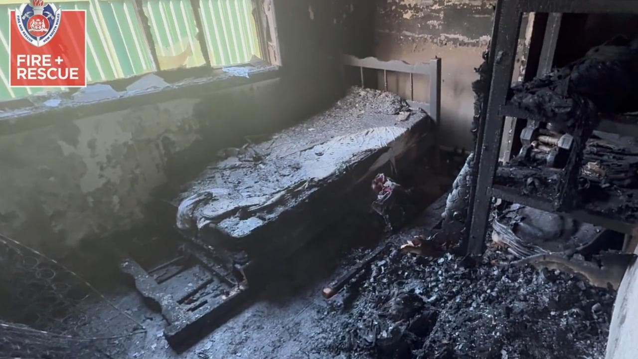 fire damage caused by an e-bike battery malfunction