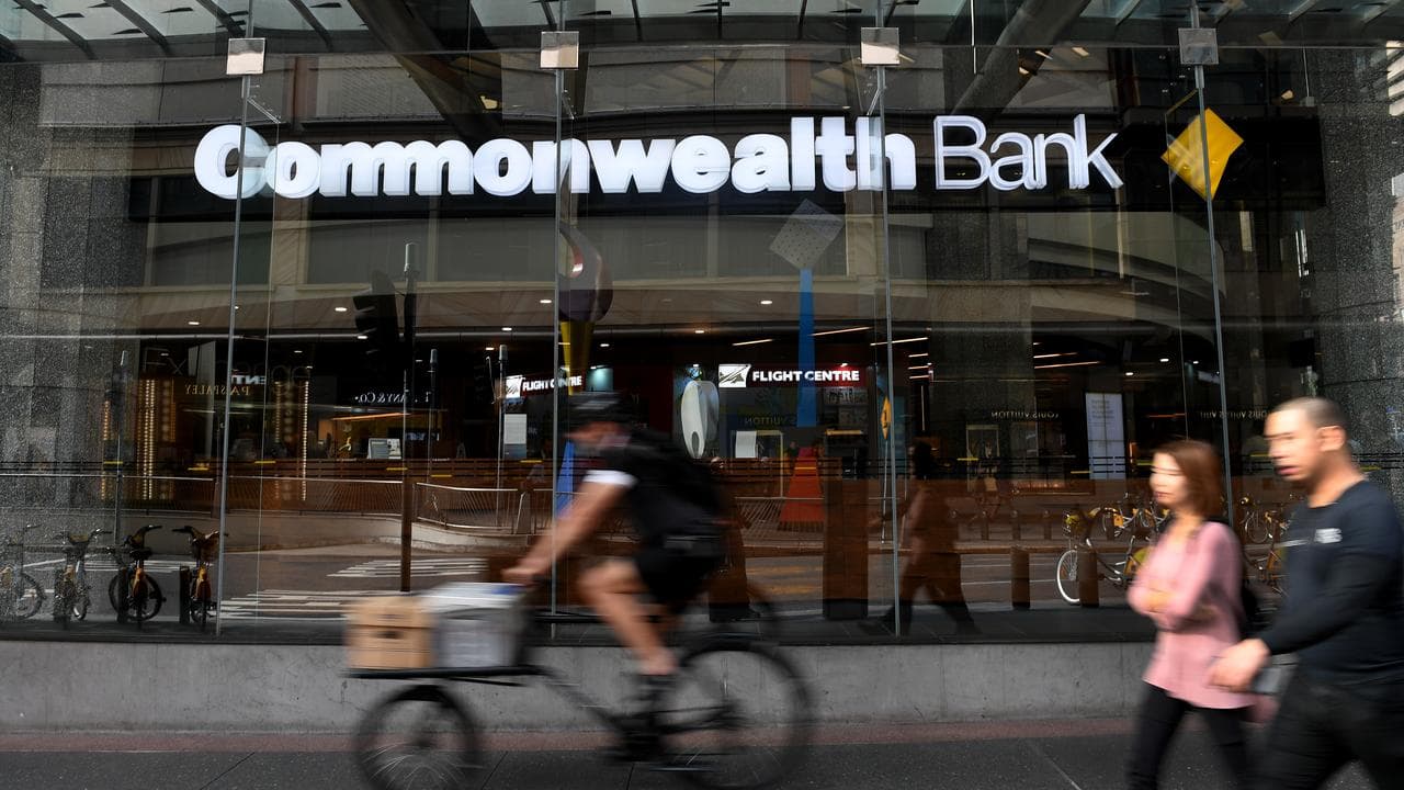 A Commonwealth Bank (CBA) branch in Brisbane