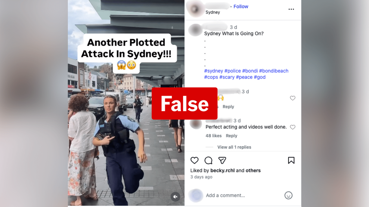 A screenshot of an Instagram post.