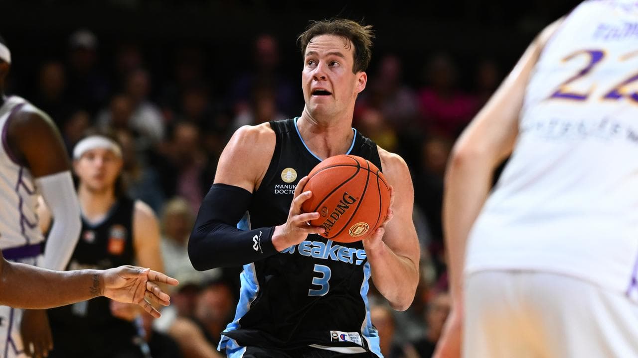 The New Zealand Breakers' Sam Mennenga.