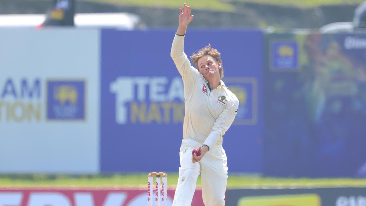 Australia's Cooper Connolly bowls