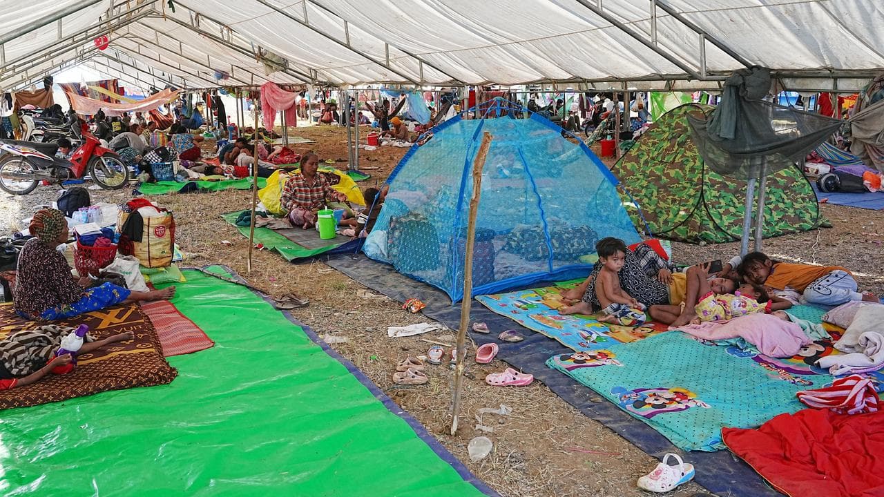 Cambodia refugee camp