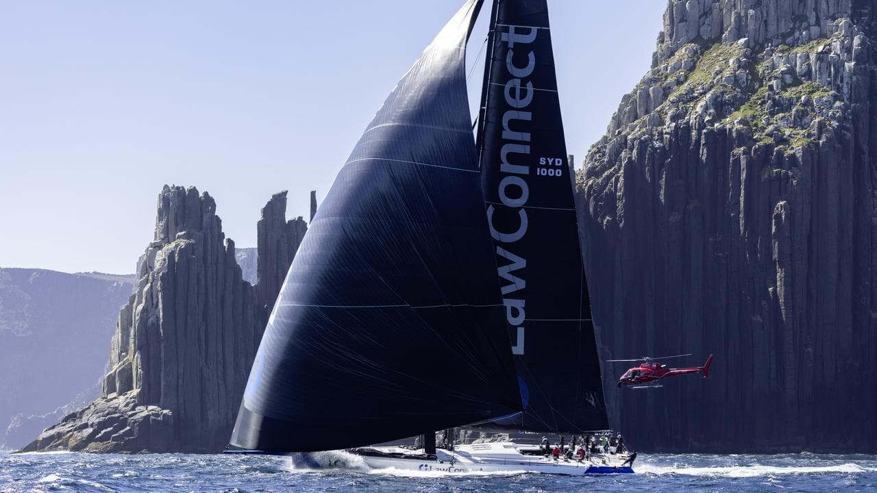 LawConnect rounding Tasman island