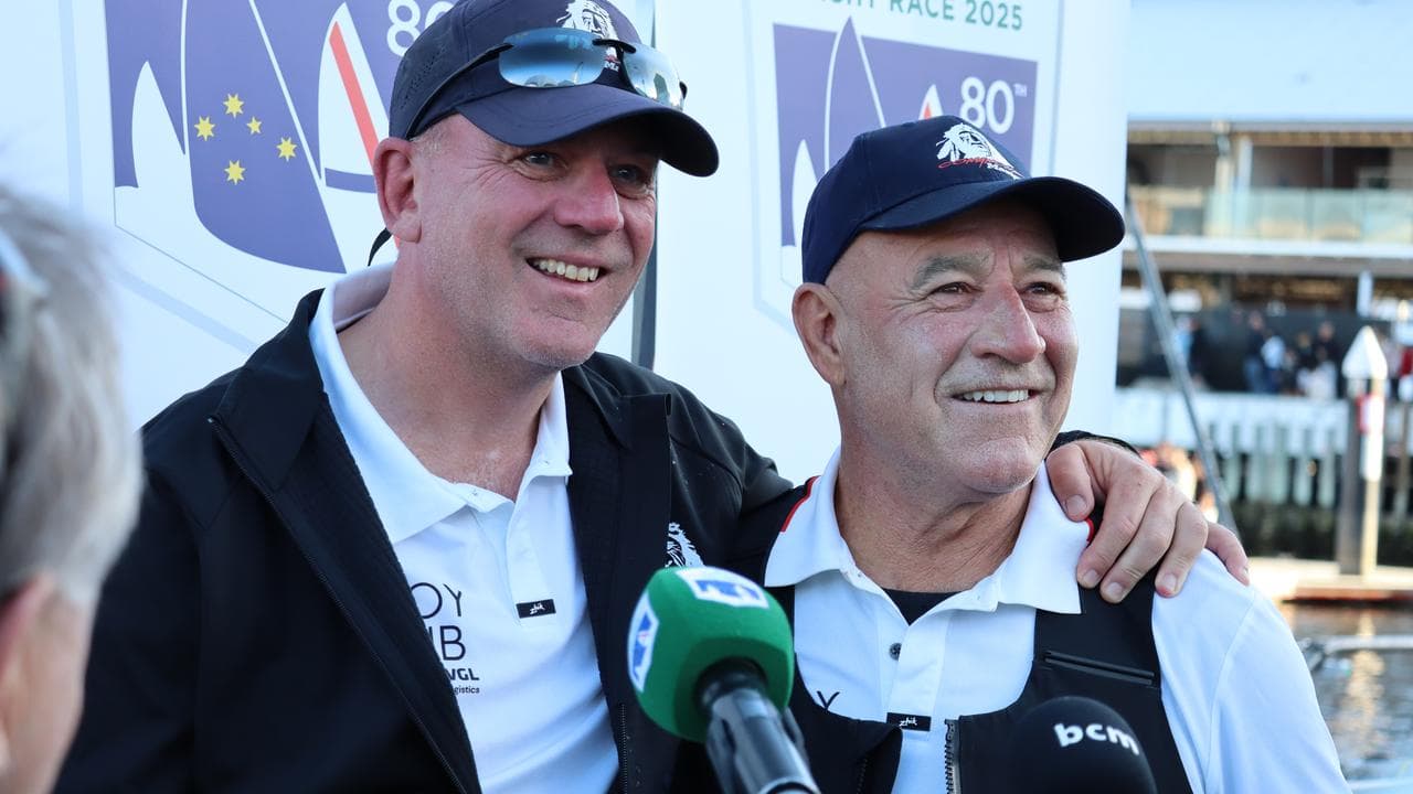 Comanche skippers Matt Allen and James Mayo