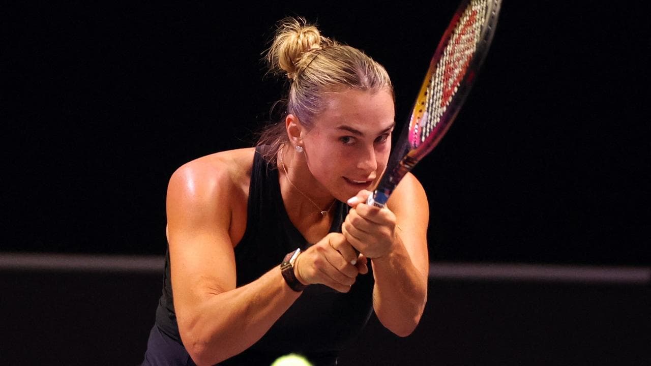 Women's world No.1 Aryna Sabalenka