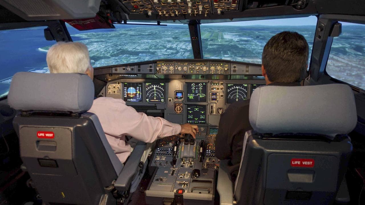 Airbus cockpit simulator (file)