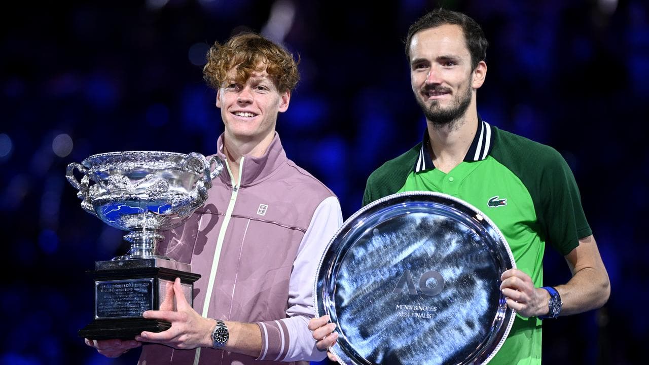 Daniil Medvedev and Jannik Sinner.