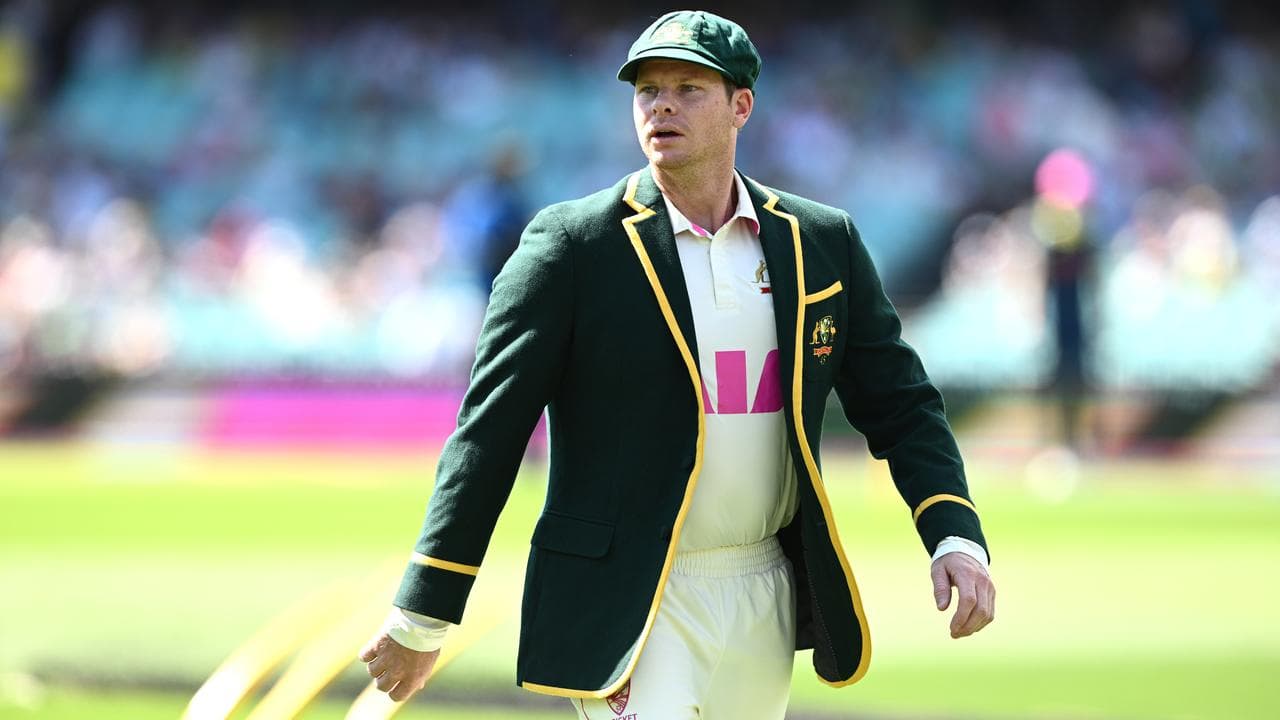 Steve Smith of Australia leaves the field