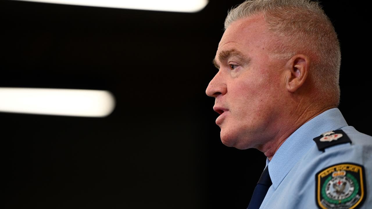 NSW Police Commissioner Mal Lanyon