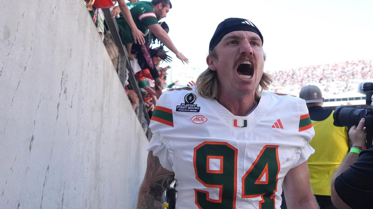 Miami punter Dylan Joyce