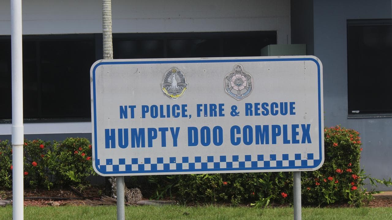 The emergency services sign in the town of Humpty Doo.