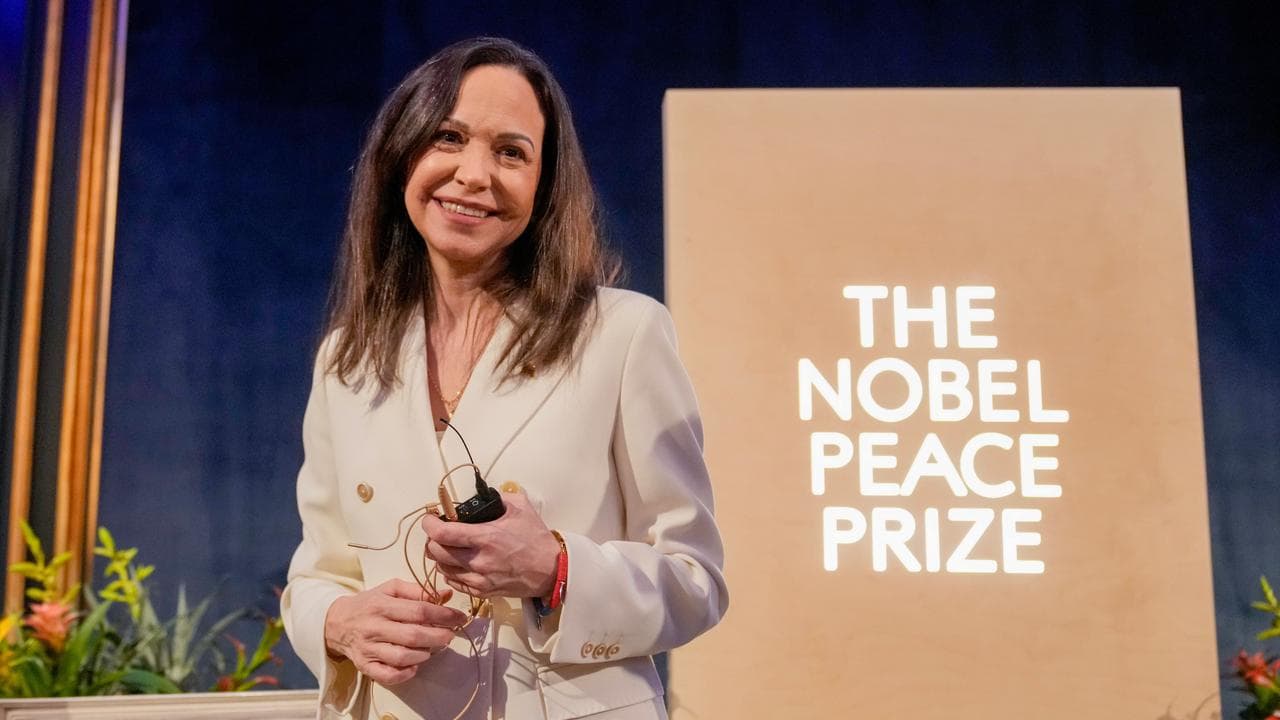 Nobel Peace Prize laureate Maria Corina Machado