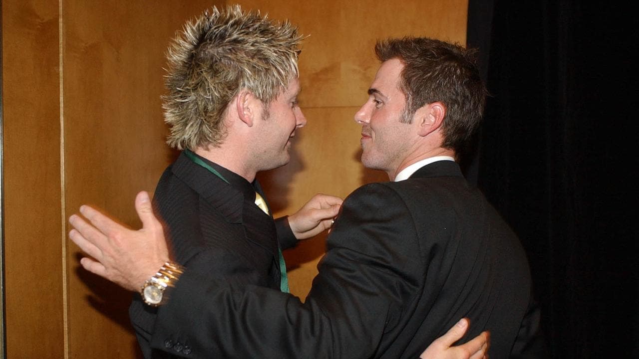 Michael Clarke and Damien Martyn.