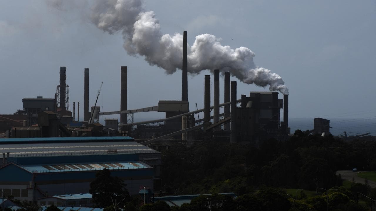 BlueScope's Port Kembla Steelworks (file image)
