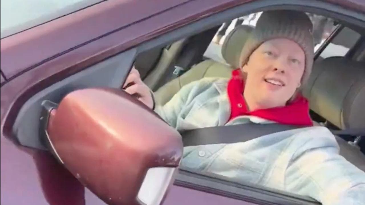 Image from video by ICE officer Jonathan Ross of Renee Good