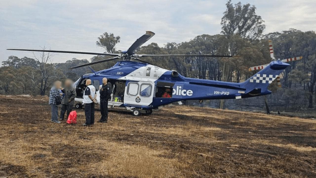 Air rescue of family