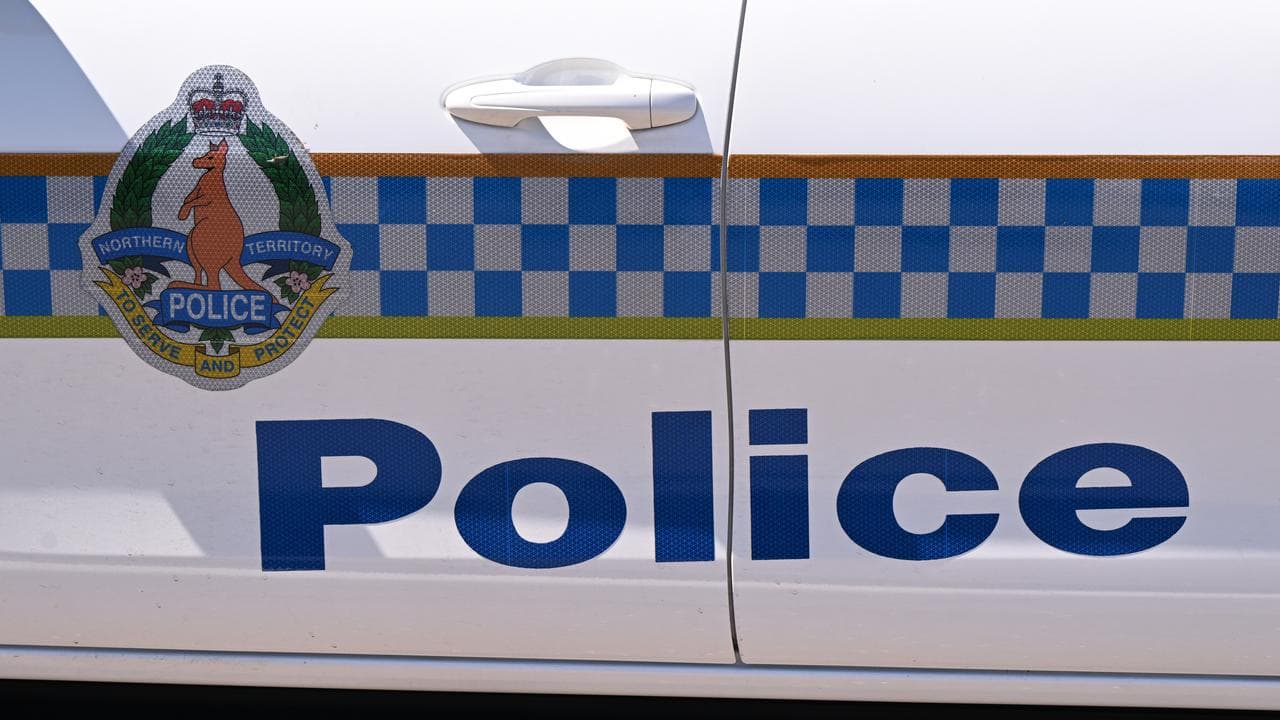 The Northern Territory Police emblem on a vehicle (file image)