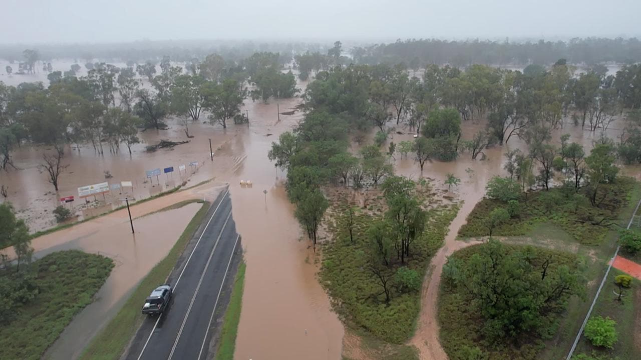 Flooding at Clermont in nothern Queensland
