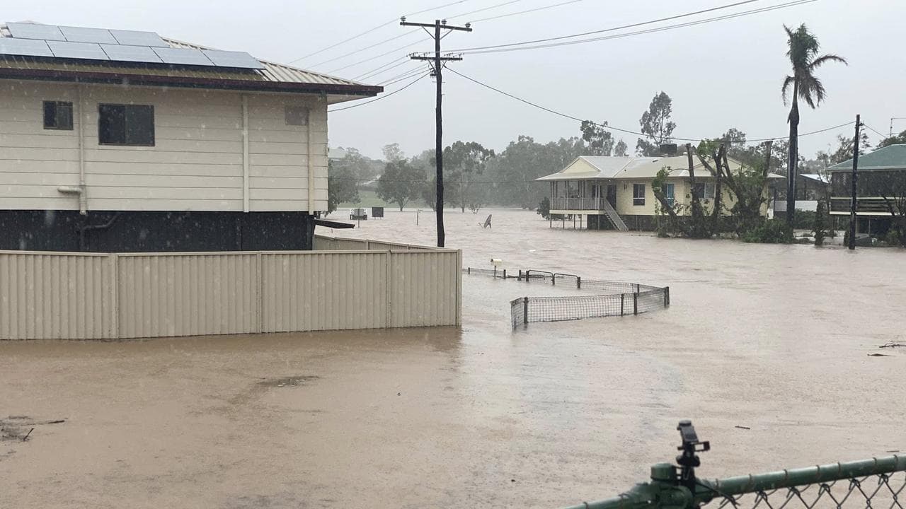Flooding in the central Queensland town of Clermont