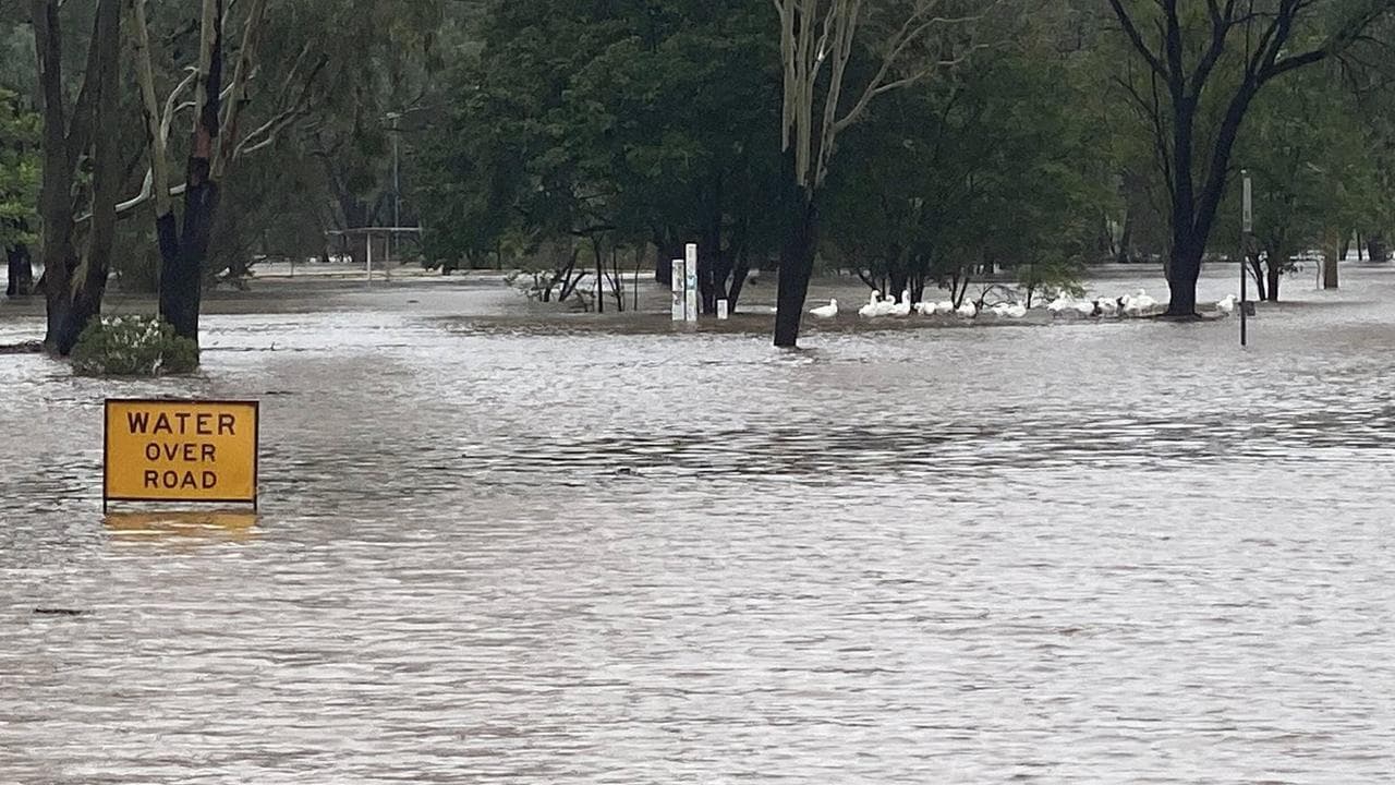 Flooding in the central Queensland town of Clermont