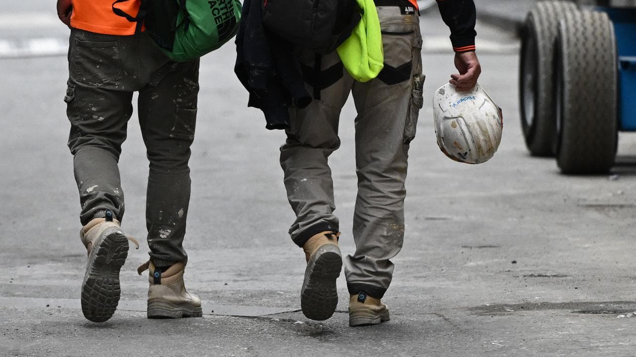 A stock photo of construction workers 